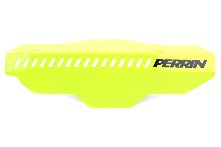 PERRIN 02-14 Subaru WRX / 04-21 STI / 08-11 Impreza Pulley Cover - Neon Yellow - Bull Strap
