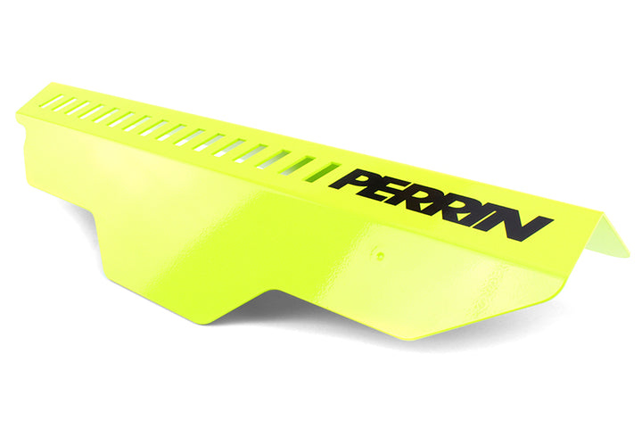 PERRIN 02-14 Subaru WRX / 04-21 STI / 08-11 Impreza Pulley Cover - Neon Yellow - Bull Strap