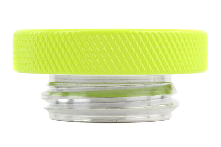 PERRIN 02-25 Subaru Impreza/WRX/STI & 13-25 Crosstrek/BRZ/FR-S/GR86/GR86 Oil Fill Cap - Neon Yellow - Bull Strap
