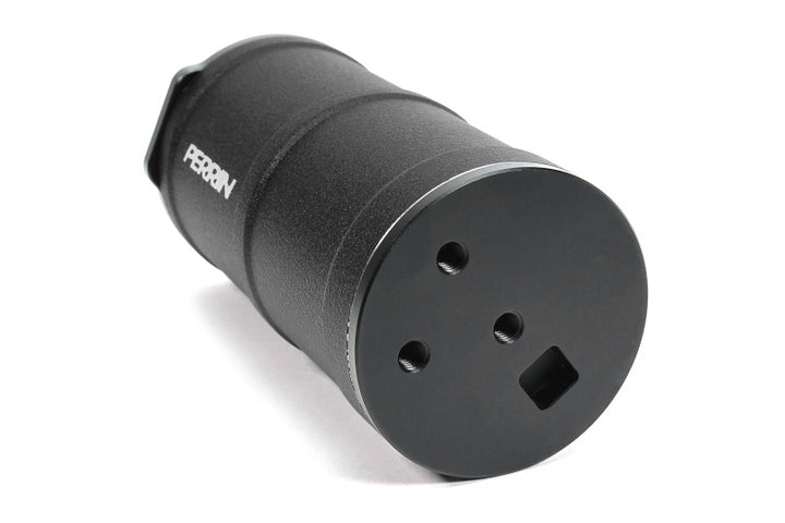 PERRIN 02-25 Subaru WRX / 04-21 STI / 13-25 BRZ/GR86/FRS/86 Coolant Overflow Tank - Black - Bull Strap