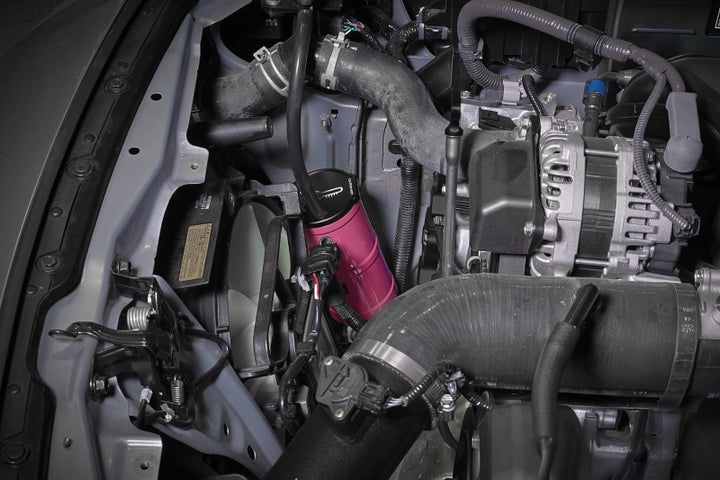 PERRIN 02-25 Subaru WRX / 04-21 STI / 13-25 BRZ/GR86/FRS/86 Coolant Overflow Tank - Hyper Pink - Bull Strap