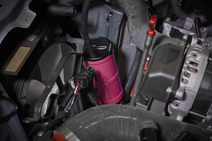 PERRIN 02-25 Subaru WRX / 04-21 STI / 13-25 BRZ/GR86/FRS/86 Coolant Overflow Tank - Hyper Pink - Bull Strap