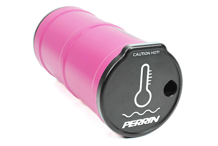PERRIN 02-25 Subaru WRX / 04-21 STI / 13-25 BRZ/GR86/FRS/86 Coolant Overflow Tank - Hyper Pink - Bull Strap