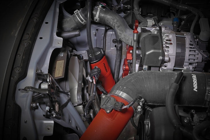 PERRIN 02-25 Subaru WRX / 04-21 STI / 13-25 BRZ/GR86/FRS/86 Coolant Overflow Tank - Red - Bull Strap