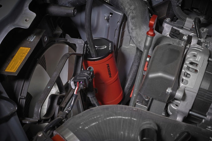 PERRIN 02-25 Subaru WRX / 04-21 STI / 13-25 BRZ/GR86/FRS/86 Coolant Overflow Tank - Red - Bull Strap