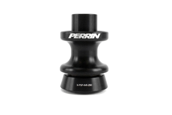 PERRIN 04-21 Subaru STI / 06-09 Legacy GT Spec-B Reverse Lockout Lever w/Rattle Fix - Black - Bull Strap