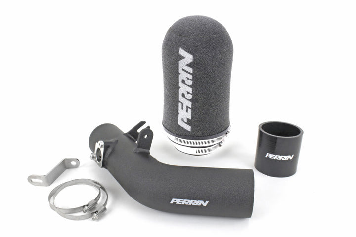 PERRIN 08-14 Subaru WRX / 08-15 STI Cold-Air Intake - Black - Bull Strap