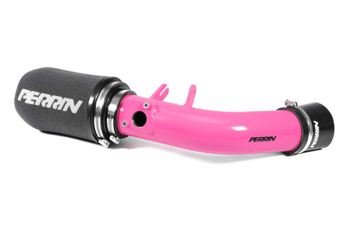 PERRIN 08-14 Subaru WRX / 08-15 STI Cold-Air Intake - Hyper Pink - Bull Strap