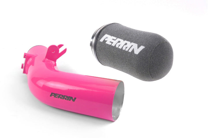 PERRIN 08-14 Subaru WRX / 08-15 STI Cold-Air Intake - Hyper Pink - Bull Strap