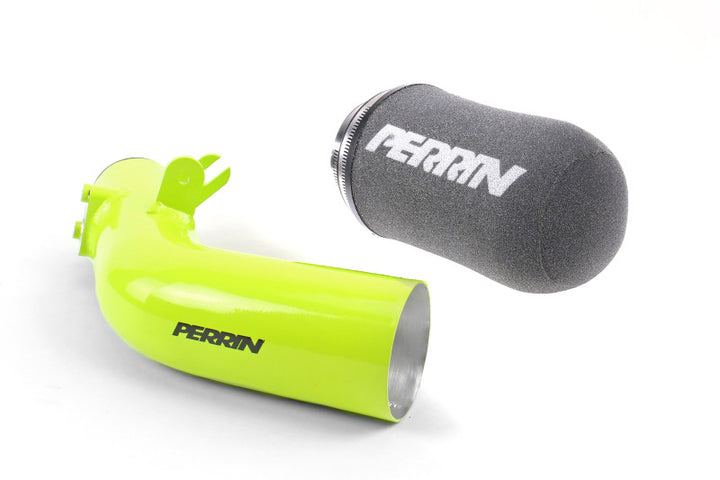PERRIN 08-14 Subaru WRX / 08-15 STI Cold-Air Intake - Neon Yellow - Bull Strap