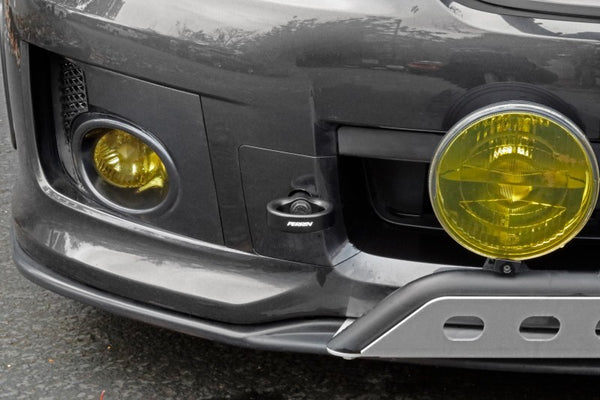 PERRIN 08-14 Subaru WRX & STI / 08-11 Impreza / 05-09 Legacy Tow Hook Kit (Front) - Flat Black - Bull Strap