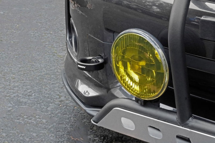 PERRIN 08-14 Subaru WRX & STI / 08-11 Impreza / 05-09 Legacy Tow Hook Kit (Front) - Flat Black - Bull Strap