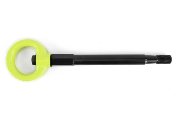 PERRIN 08-14 Subaru WRX & STI / 08-11 Impreza / 05-09 Legacy Tow Hook Kit (Front) - Neon Yellow - Bull Strap