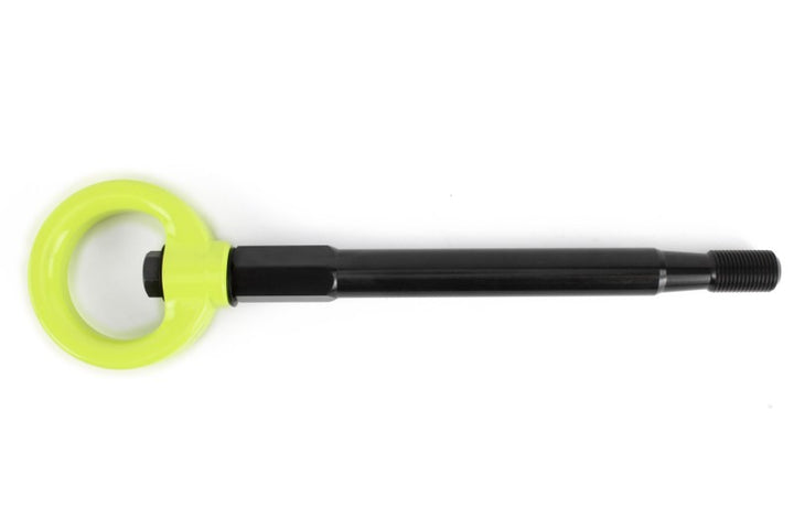 PERRIN 08-14 Subaru WRX & STI / 08-11 Impreza / 05-09 Legacy Tow Hook Kit (Front) - Neon Yellow - Bull Strap