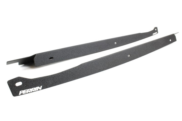 PERRIN 08-14 Subaru WRX/STI / 08-11 Impreza Fender Shroud Set - Black - Bull Strap