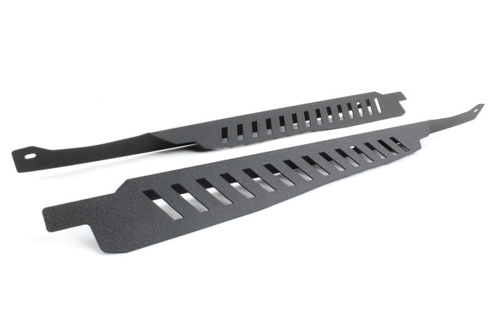 PERRIN 08-14 Subaru WRX/STI / 08-11 Impreza Fender Shroud Set - Black - Bull Strap