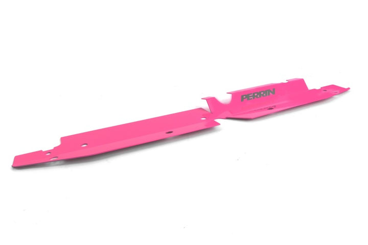 PERRIN 08-14 Subaru WRX & STI / 08-11 Impreza Radiator Shroud - Hyper Pink - Bull Strap