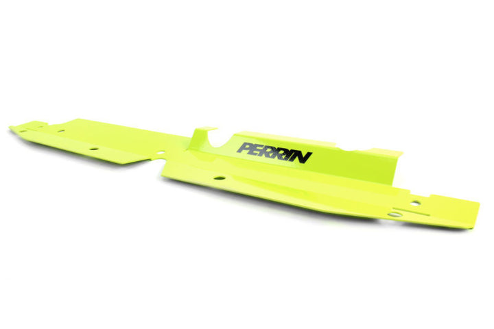 PERRIN 08-14 Subaru WRX & STI / 08-11 Impreza Radiator Shroud - Neon Yellow - Bull Strap