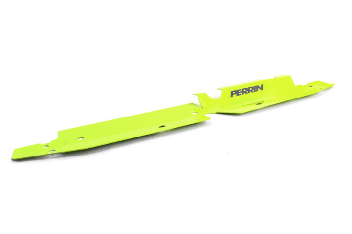 PERRIN 08-14 Subaru WRX & STI / 08-11 Impreza Radiator Shroud - Neon Yellow - Bull Strap