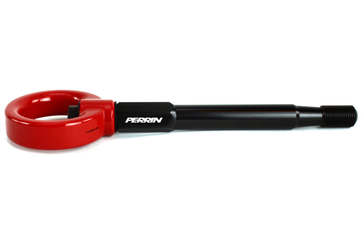 PERRIN 13-25 Subaru BRZ / 13-20 Scion FRS & Toyota 86 / 22-25 GR86 Tow Hook Kit (Rear) - Red - Bull Strap