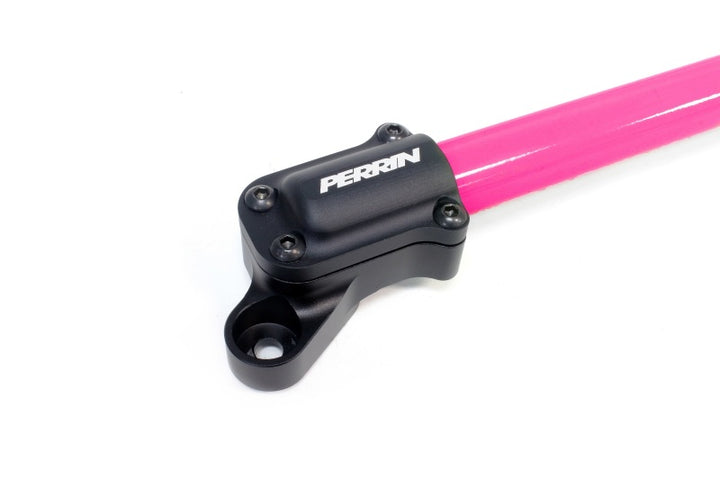 PERRIN 13-25 Subaru BRZ / Toyota GR86/86 / Scion FR-S Front Strut Brace - Hyper Pink - Bull Strap