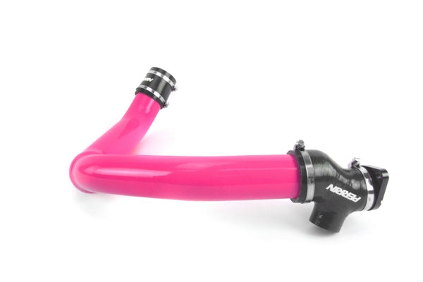 PERRIN 15-21 Subaru WRX Charge Pipe - Hyper Pink - Bull Strap