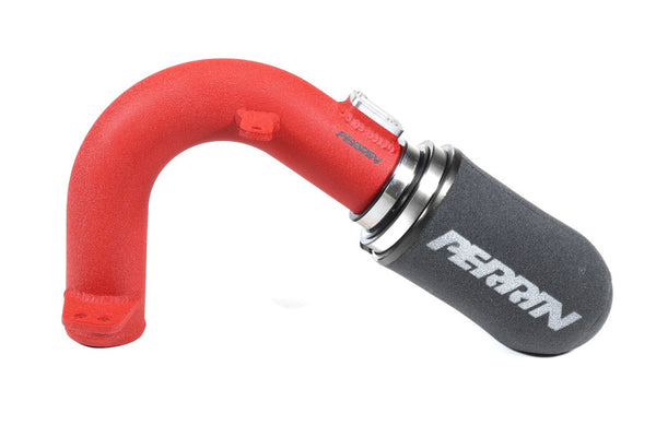 PERRIN 15-21 Subaru WRX Cold-Air Intake w/Heatshield - Red - Bull Strap