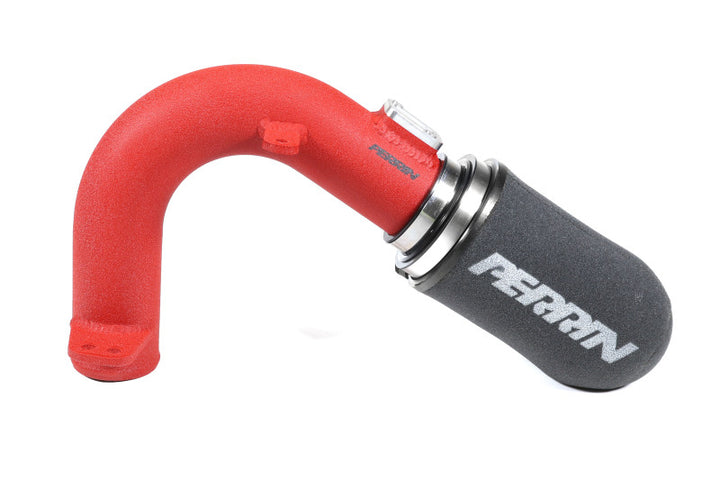 PERRIN 15-21 Subaru WRX Cold-Air Intake w/Heatshield - Red - Bull Strap