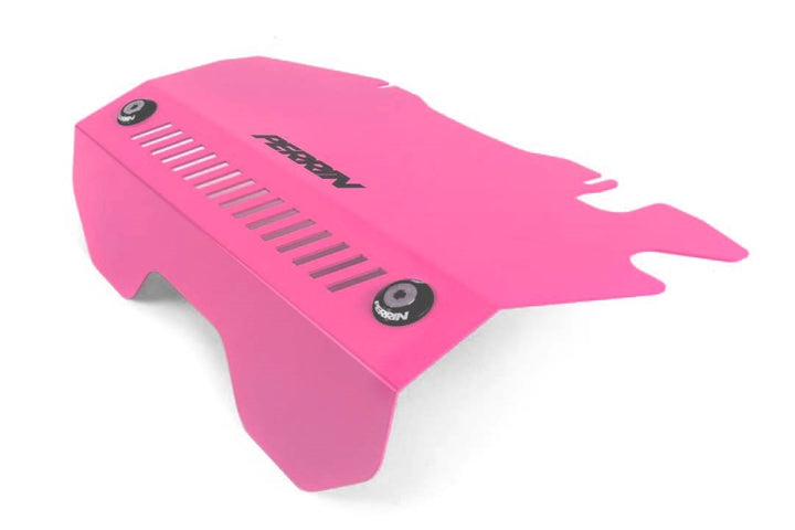 PERRIN 15-21 Subaru WRX Engine Cover Kit (Intercooler & Pulley Covers Incl.) - Hyper Pink - Bull Strap