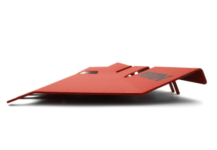 PERRIN 15-21 Subaru WRX/STI Radiator Shroud (With OEM Intake Scoop) - Red - Bull Strap