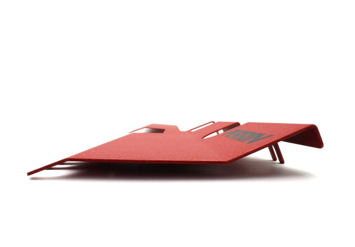 PERRIN 15-21 Subaru WRX/STI Radiator Shroud (With/Without OEM Intake Scoop) - Red - Bull Strap