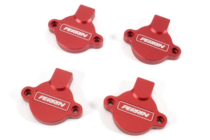 PERRIN 15-25 Subaru WRX / 04-18 Forester / 20-25 OBXT & LGXT Cam Solenoid Cover - Red - Bull Strap
