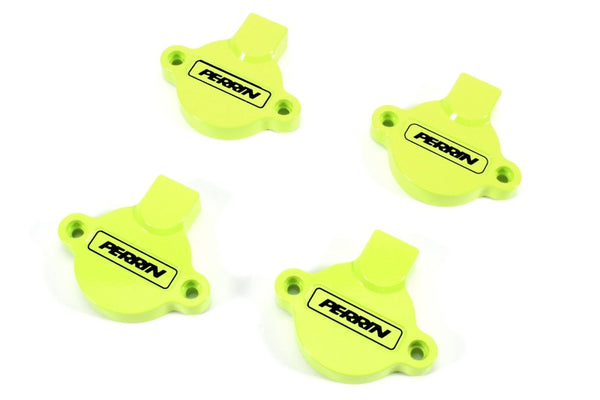 PERRIN 15-25 Subaru WRX / 04-18 Forester / 20-25 OBXT & LGXT Cam Solenoid Cover - Yellow - Bull Strap