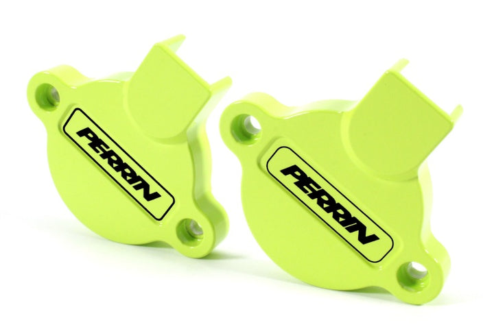 PERRIN 15-25 Subaru WRX / 04-18 Forester / 20-25 OBXT & LGXT Cam Solenoid Cover - Yellow - Bull Strap
