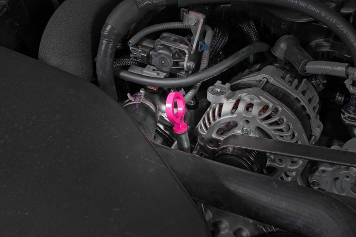 PERRIN 15-25 Subaru WRX & 13-25 BRZ/FR-S/86/GR86 Dipstick Handle Loop Style - Hyper Pink - Bull Strap
