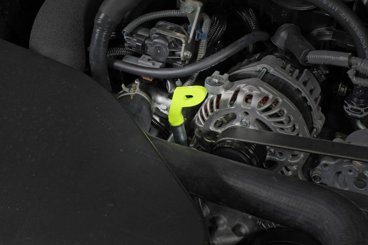 PERRIN 15-25 Subaru WRX & 13-25 BRZ/FR-S/86/GR86 Dipstick Handle P Style - Neon Yellow - Bull Strap