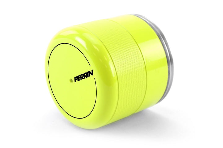 PERRIN 15-25 Subaru WRX & 13-25 BRZ/FR-S/86/GR86 Oil Filter Cover - Neon Yellow - Bull Strap