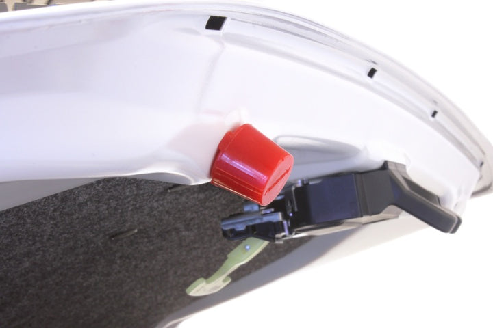 PERRIN 15-25 Subaru WRX / 15-21 STI Adjustable Trunk Bumper Set (2pcs) - Red - Bull Strap