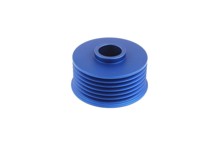 PERRIN 15-25 Subaru WRX / 15-22 Crosstrek / 14-18 FXT Lightweight Alternator Pulley - Blue - Bull Strap