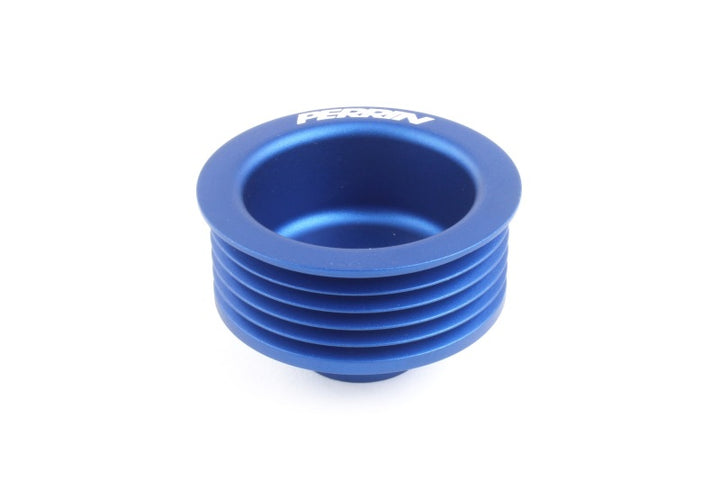 PERRIN 15-25 Subaru WRX / 15-22 Crosstrek / 14-18 FXT Lightweight Alternator Pulley - Blue - Bull Strap