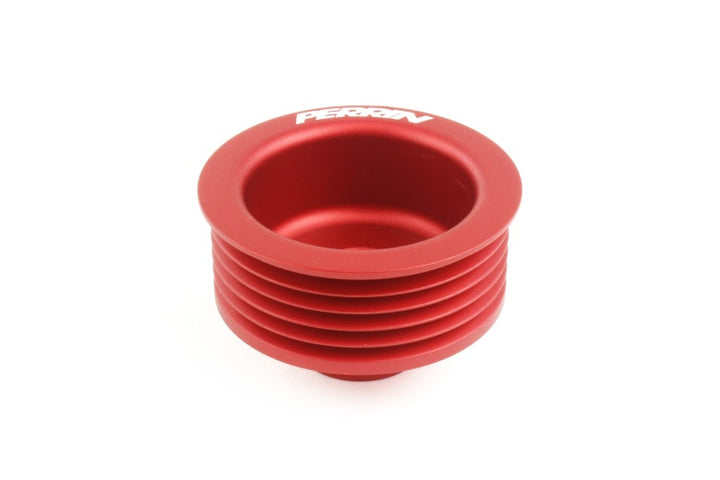 PERRIN 15-25 Subaru WRX / 15-22 Crosstrek / 14-18 FXT Lightweight Alternator Pulley - Red - Bull Strap