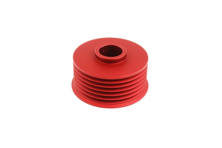 PERRIN 15-25 Subaru WRX / 15-22 Crosstrek / 14-18 FXT Lightweight Alternator Pulley - Red - Bull Strap