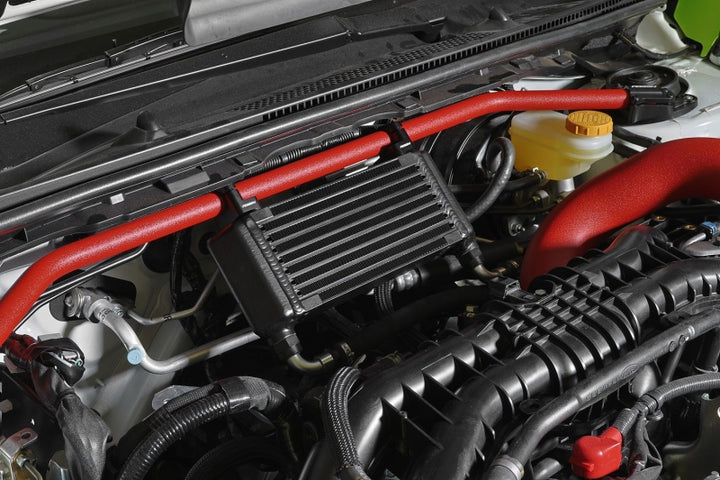 PERRIN 15-25 Subaru WRX Oil Cooler Full Kit (Top Mounted Requires Strut Brace) - Bull Strap