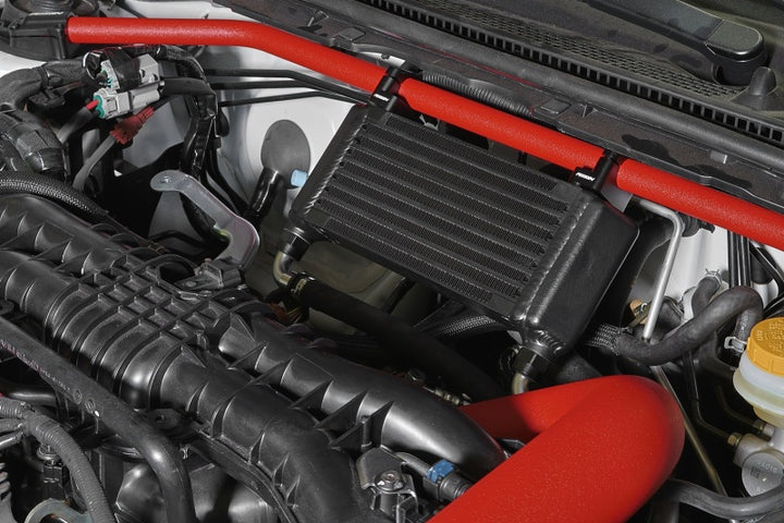 PERRIN 15-25 Subaru WRX Oil Cooler Full Kit (Top Mounted Requires Strut Brace) - Bull Strap