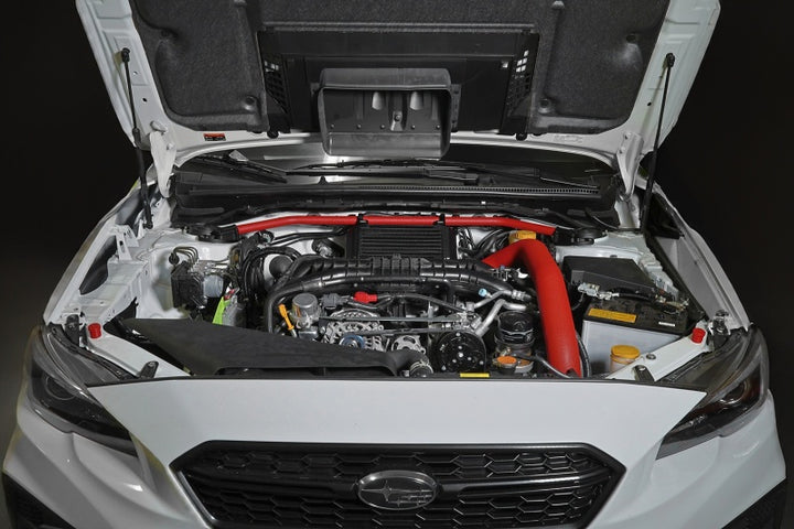 PERRIN 15-25 Subaru WRX Oil Cooler Full Kit (Top Mounted Requires Strut Brace) - Bull Strap