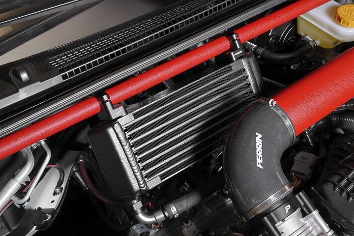 PERRIN 15-25 Subaru WRX Oil Cooler Full Kit (Top Mounted Requires Strut Brace) - Bull Strap