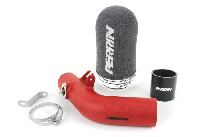 PERRIN 16-17 Subaru STI Cold-Air Intake - Red - Bull Strap