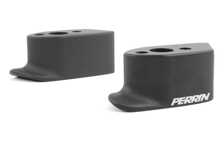 PERRIN 17-20 Subaru BRZ Wing Riser Kit - Black (Will Not Work With 86/GR86) - Bull Strap