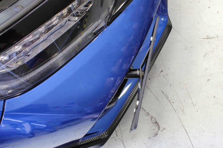 PERRIN 17-21 Honda Civic Si/Type R/Touring/Hatchback License Plate Relocation Kit - Bull Strap