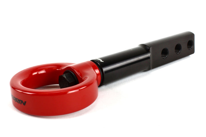 PERRIN 17-21 Honda Civic Si/Type R/Touring/Hatchback Tow Hook Kit Front - Red - Bull Strap